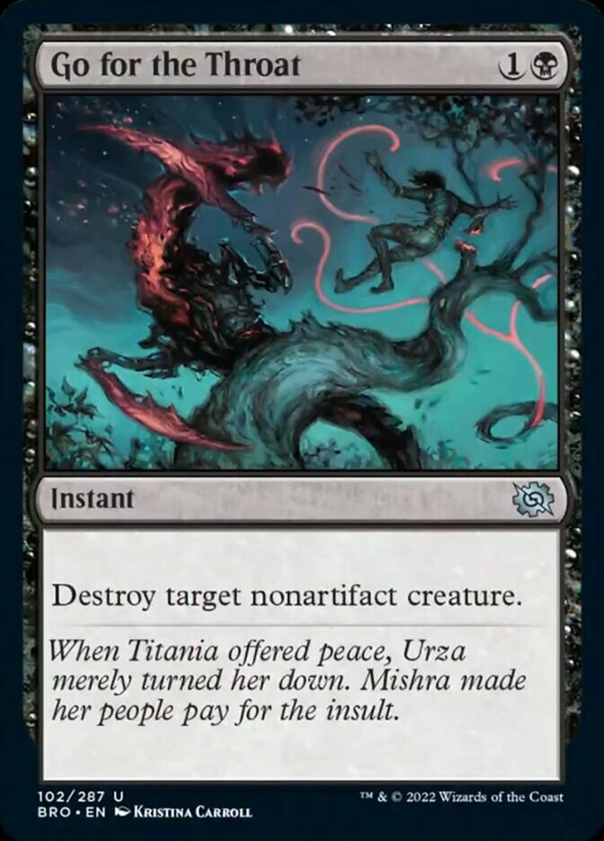 Go for the Throat [The Brothers' War] | Devastation Store