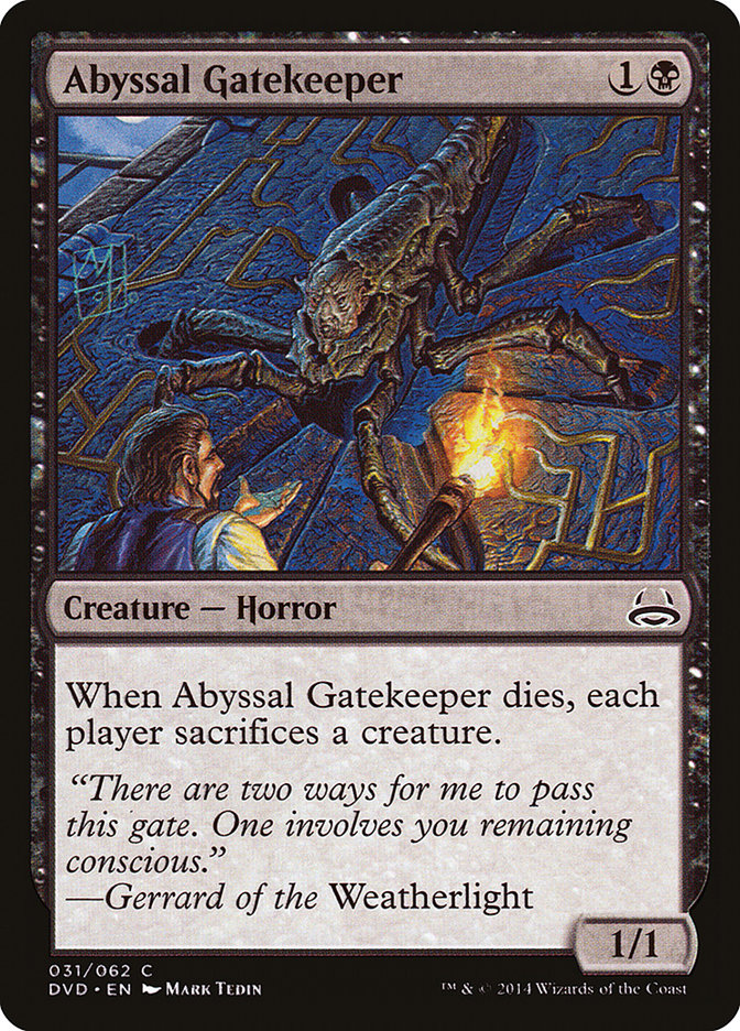 Abyssal Gatekeeper (Divine vs. Demonic) [Duel Decks Anthology] - Devastation Store | Devastation Store