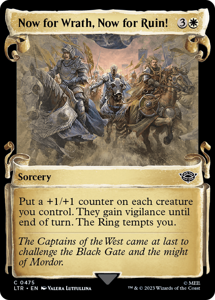 Now for Wrath, Now for Ruin! [The Lord of the Rings: Tales of Middle-Earth Showcase Scrolls] | Devastation Store