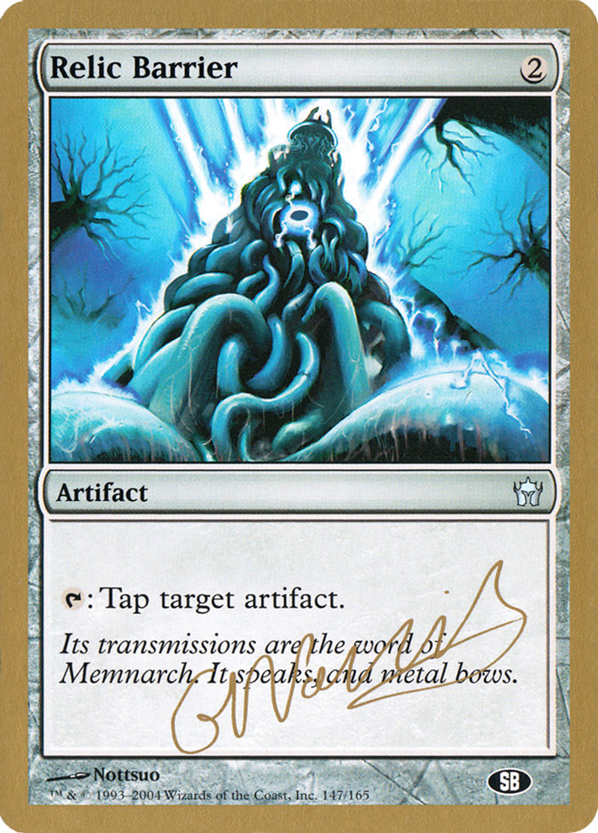 Relic Barrier (Gabriel Nassif) (SB) [World Championship Decks 2004] | Devastation Store