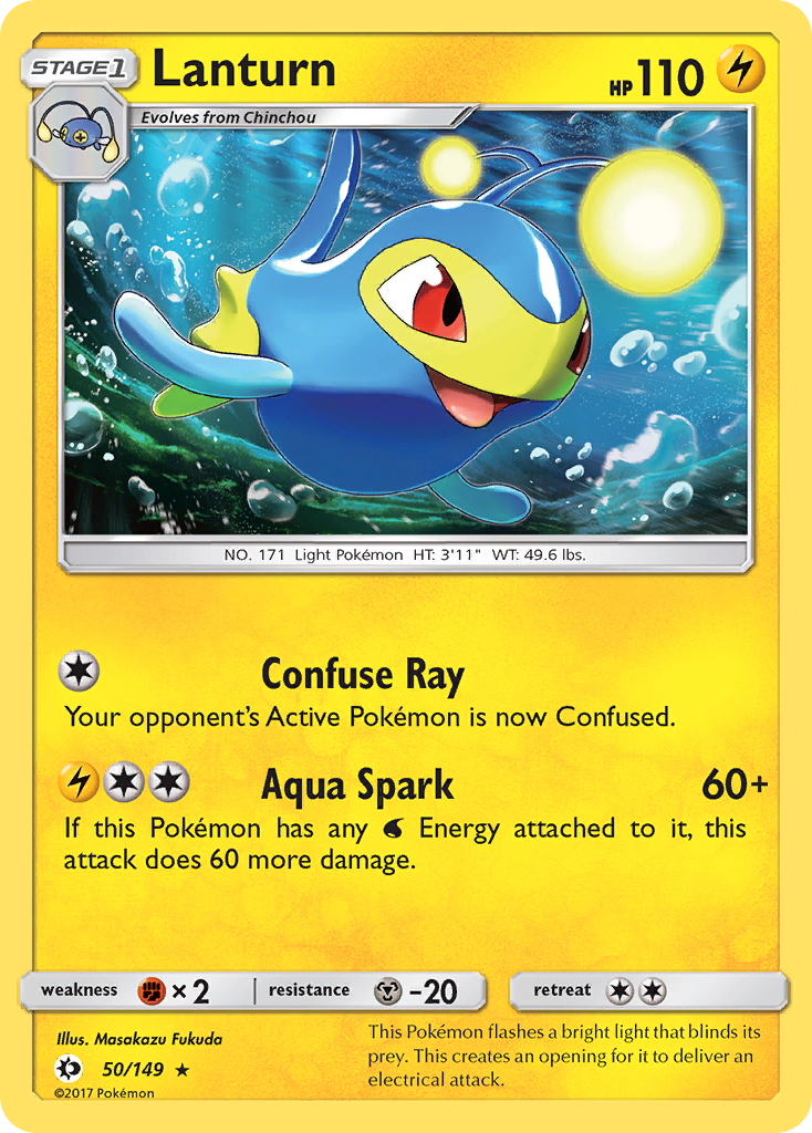 Lanturn (50/149) [Sun & Moon: Base Set] | Devastation Store