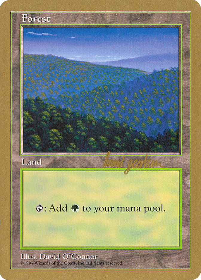 Forest (418) (Svend Geertsen) [World Championship Decks 1997] | Devastation Store
