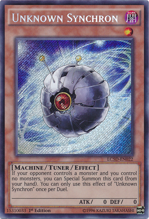 Unknown Synchron [LC5D-EN022] Secret Rare | Devastation Store