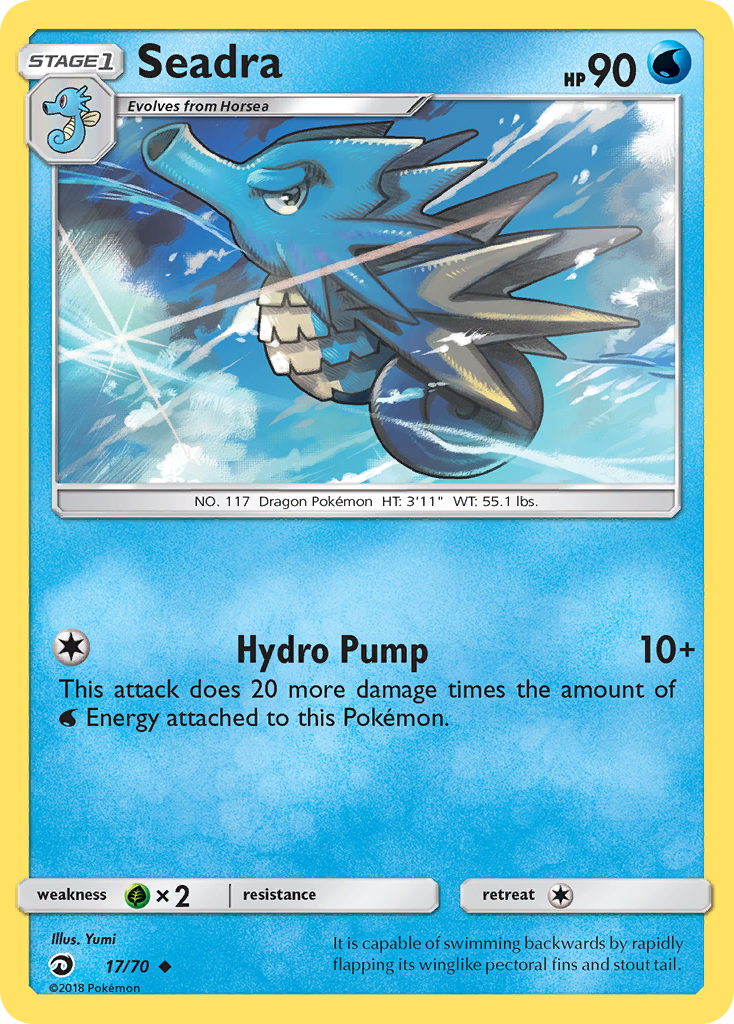 Seadra (17/70) [Sun & Moon: Dragon Majesty] | Devastation Store