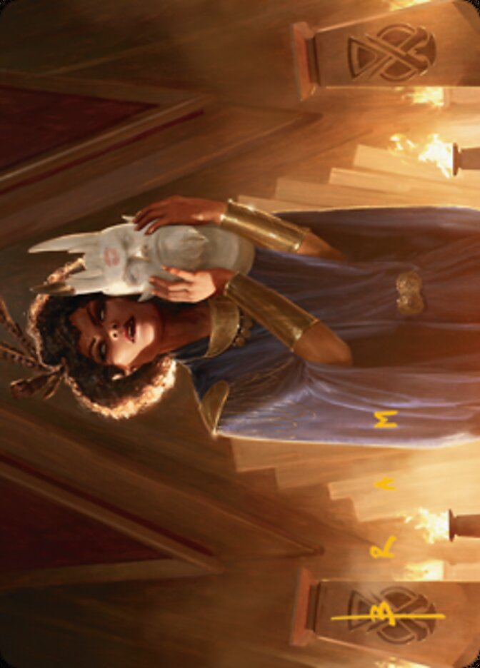 Cormela, Glamour Thief Art Card (Gold-Stamped Signature) [Streets of New Capenna Art Series] | Devastation Store