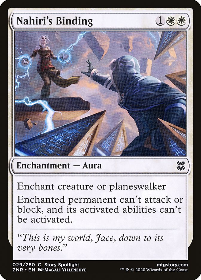 Nahiri's Binding [Zendikar Rising] | Devastation Store