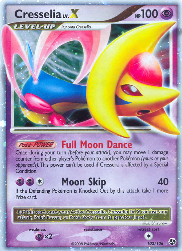 Cresselia LV.X (103/106) [Diamond & Pearl: Great Encounters] | Devastation Store