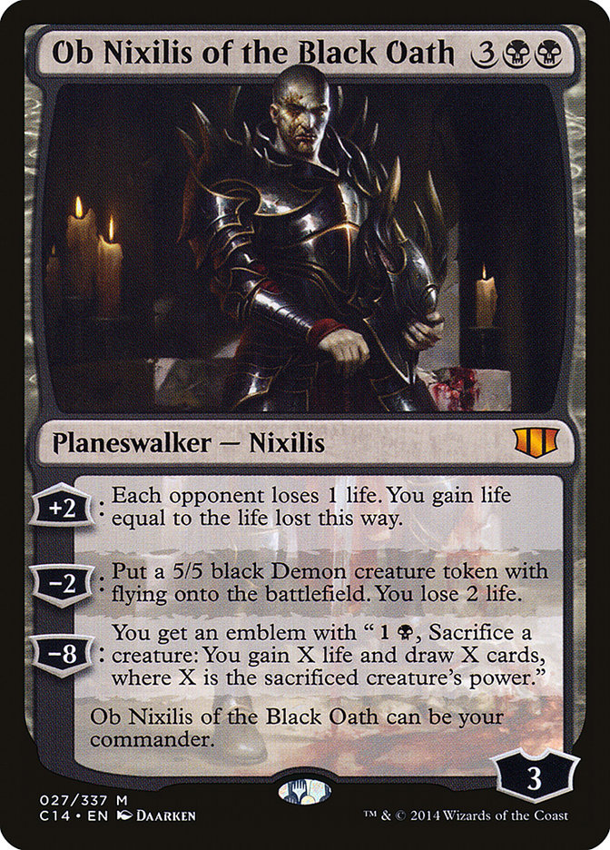 Ob Nixilis of the Black Oath [Commander 2014] | Devastation Store