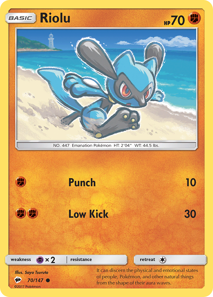 Riolu (70/147) [Sun & Moon: Burning Shadows] | Devastation Store