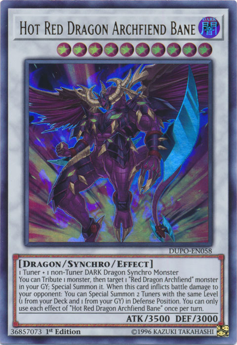 Hot Red Dragon Archfiend Bane [DUPO-EN058] Ultra Rare | Devastation Store