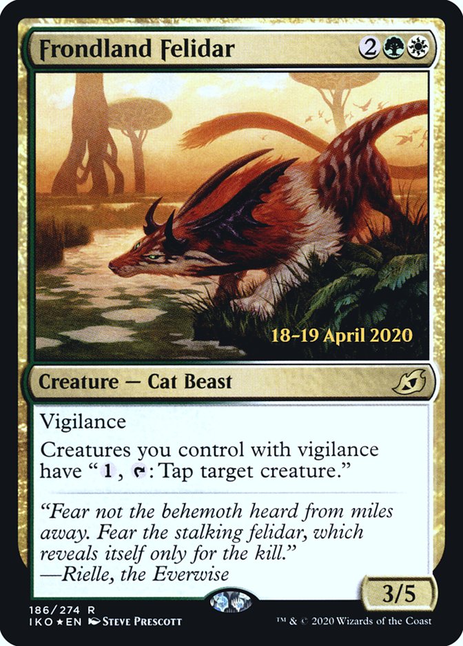 Frondland Felidar  [Ikoria: Lair of Behemoths Prerelease Promos] | Devastation Store