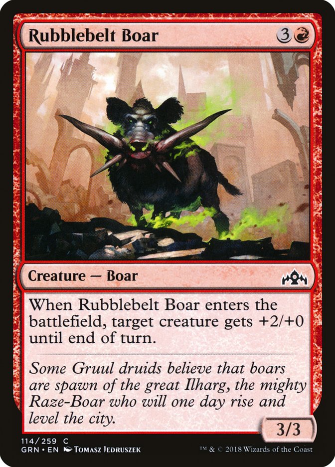 Rubblebelt Boar [Guilds of Ravnica] - Devastation Store | Devastation Store