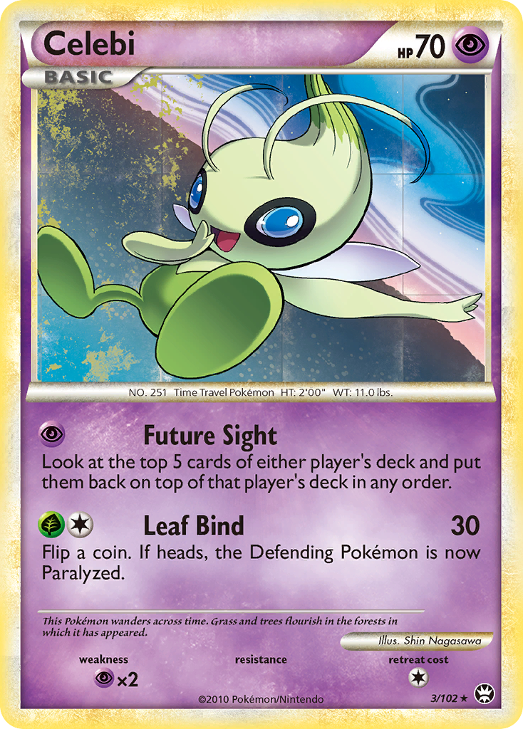 Celebi (3/102) [HeartGold & SoulSilver: Triumphant] | Devastation Store