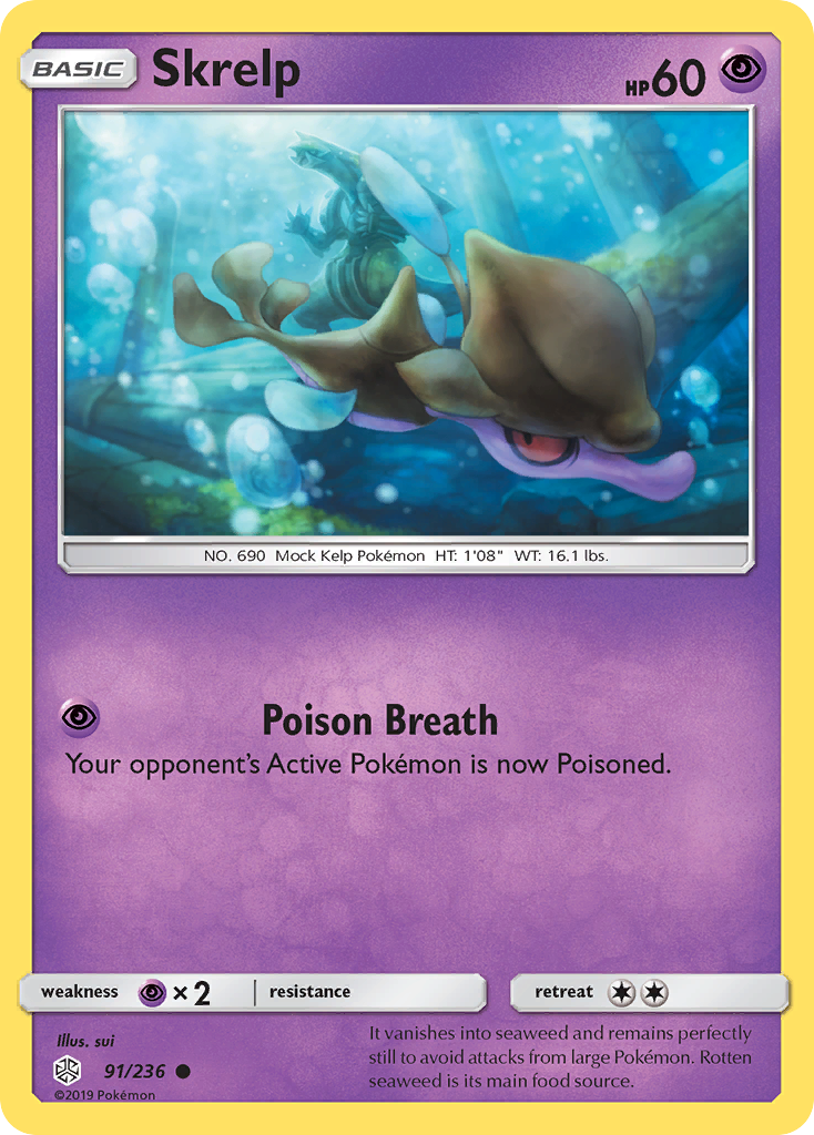 Skrelp (91/236) [Sun & Moon: Cosmic Eclipse] | Devastation Store