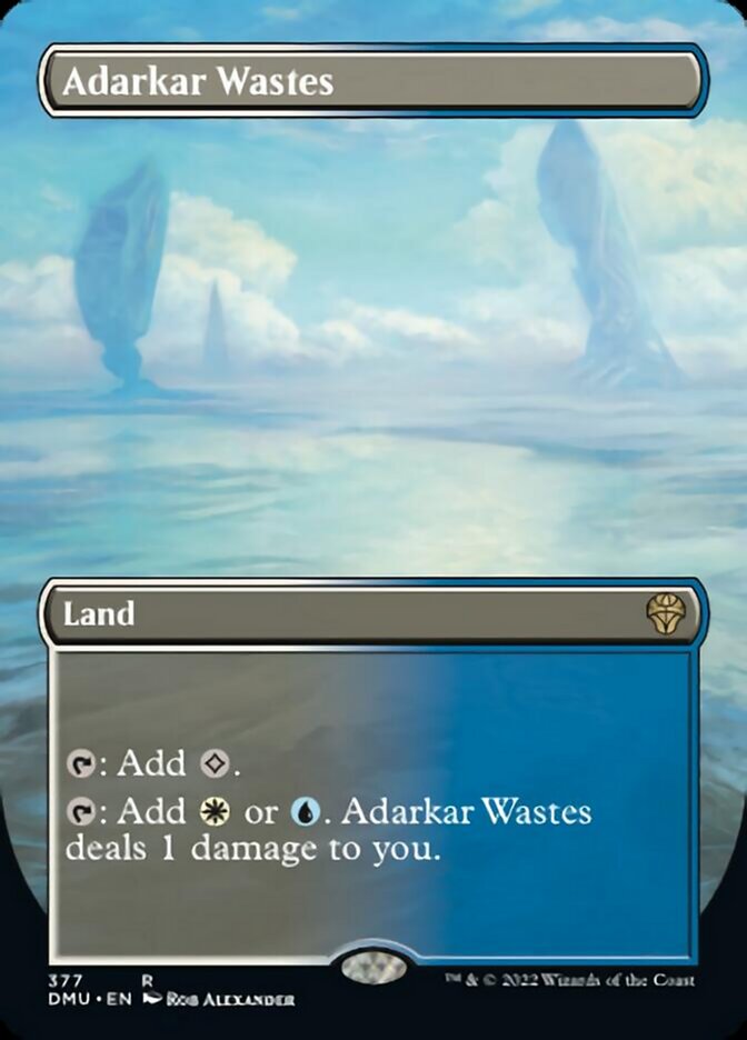 Adarkar Wastes (Borderless Alternate Art) [Dominaria United] | Devastation Store