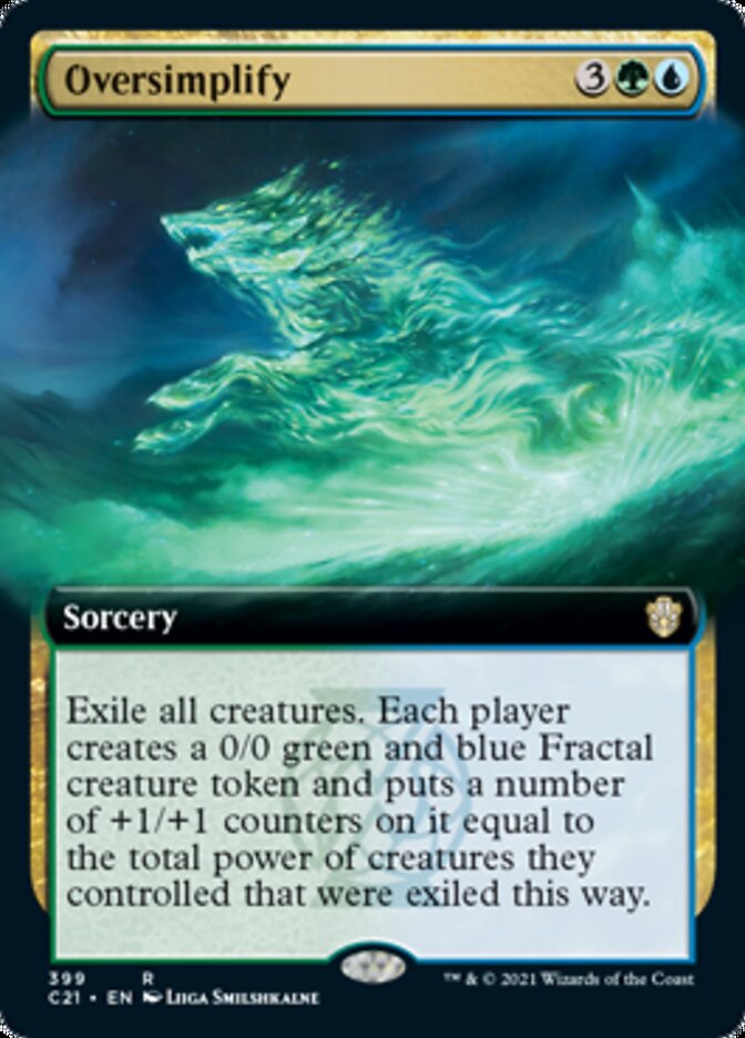 Oversimplify (Extended) [Commander 2021] | Devastation Store