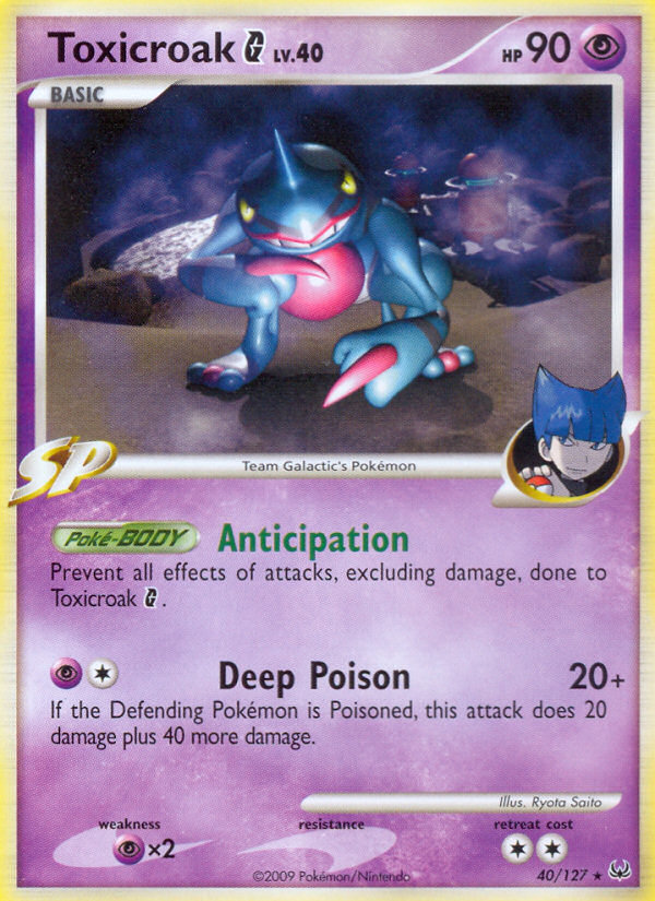 Toxicroak G (40/127) [Platinum: Base Set] | Devastation Store