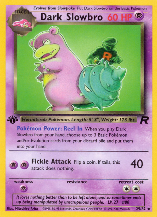 Dark Slowbro (29/82) [Team Rocket 1st Edition] | Devastation Store