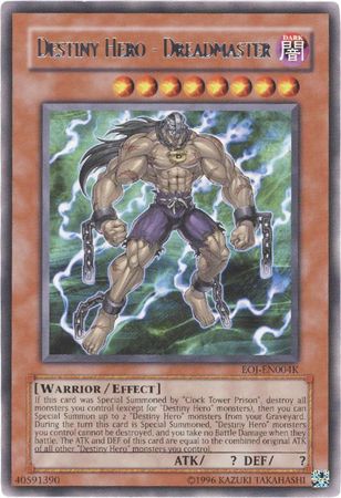 Destiny Hero - Dreadmaster (Redemption Replacement) [EOJ-EN004K] Rare | Devastation Store