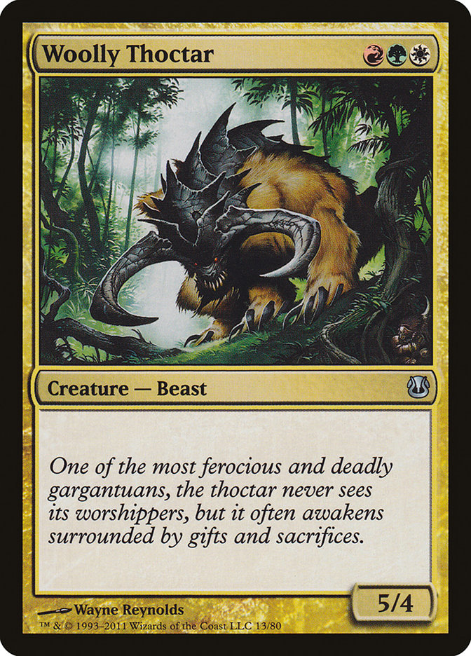 Woolly Thoctar [Duel Decks: Ajani vs. Nicol Bolas] - Devastation Store | Devastation Store