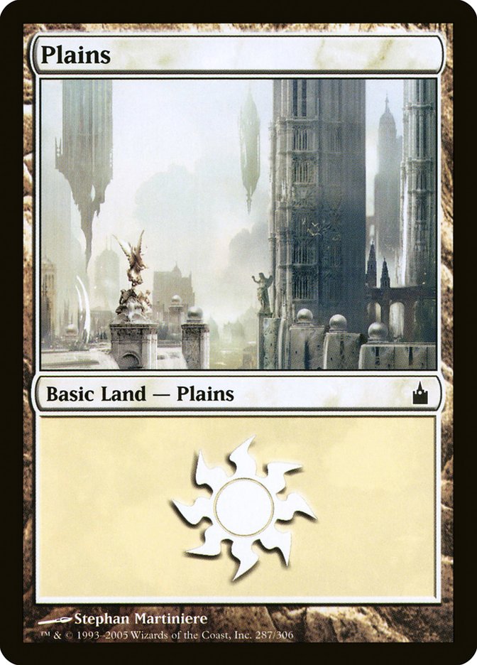 Plains (287) [Ravnica: City of Guilds] - Devastation Store | Devastation Store