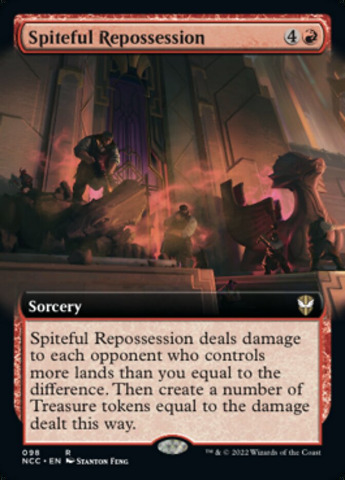 Spiteful Repossession (Extended Art) [Streets of New Capenna Commander] | Devastation Store