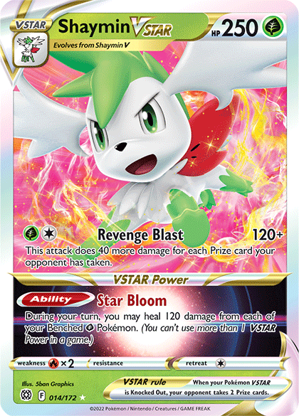 Shaymin VSTAR (014/172) [Sword & Shield: Brilliant Stars] | Devastation Store