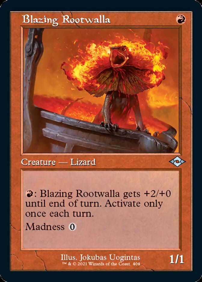 Blazing Rootwalla (Retro) [Modern Horizons 2] | Devastation Store