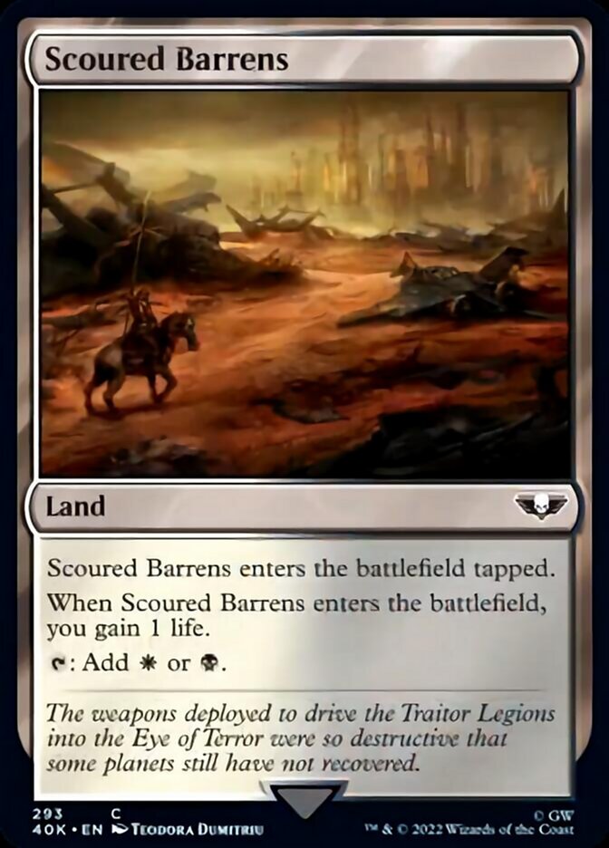 Scoured Barrens [Universes Beyond: Warhammer 40,000] | Devastation Store