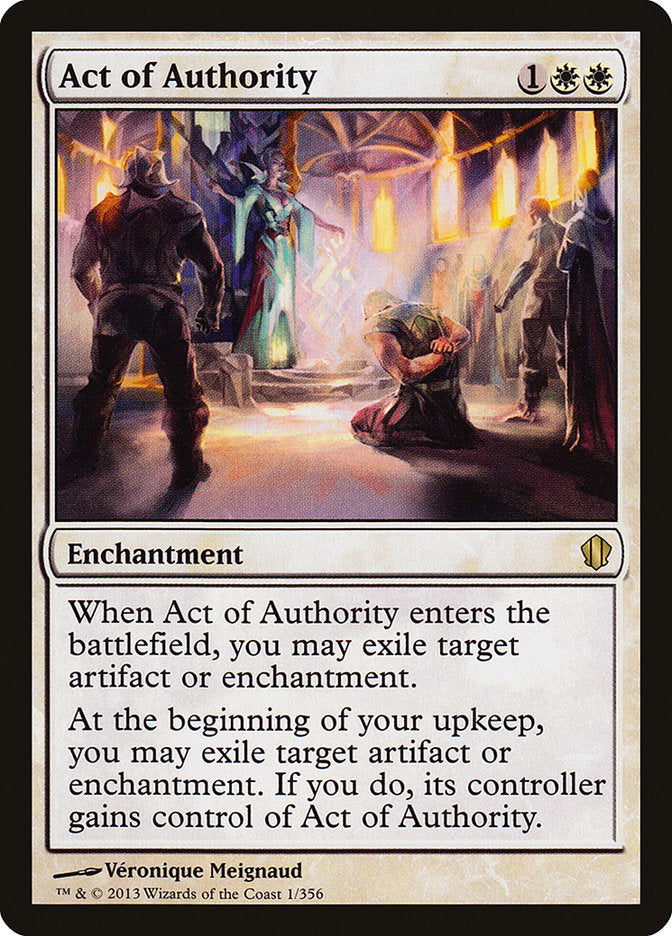 Act of Authority [Commander 2013] | Devastation Store