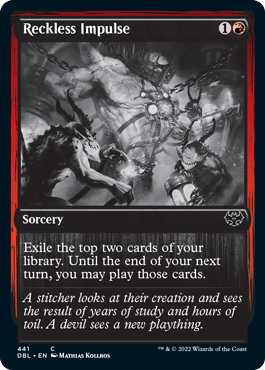 Reckless Impulse [Innistrad: Double Feature] | Devastation Store