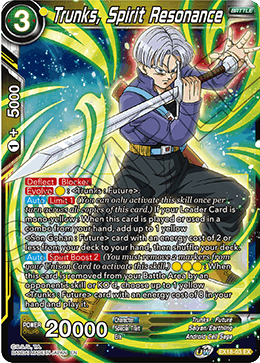 Trunks, Spirit Resonance [EX18-03] | Devastation Store