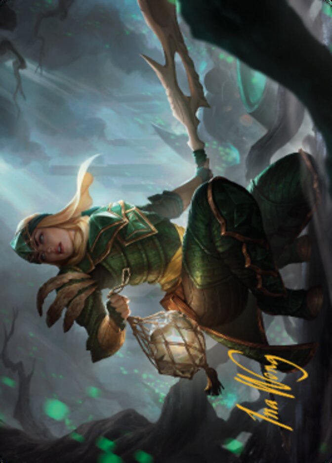 Argothian Opportunist Art Card (Gold-Stamped Signature) [The Brothers' War Art Series] | Devastation Store