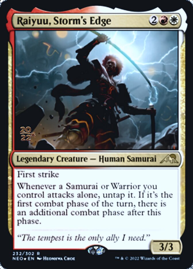 Raiyuu, Storm's Edge [Kamigawa: Neon Dynasty Prerelease Promos] | Devastation Store