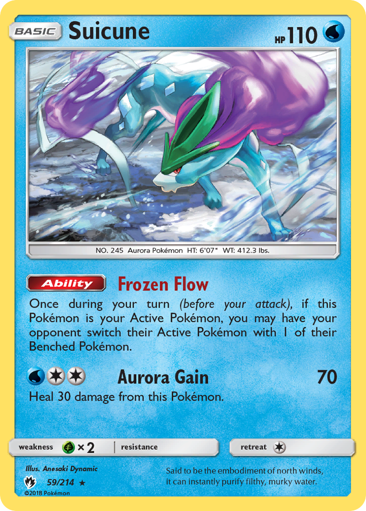 Suicune (59/214) [Sun & Moon: Lost Thunder] | Devastation Store