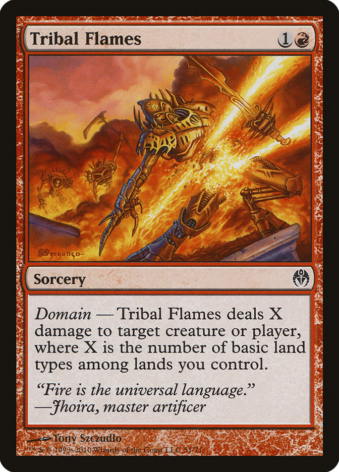 Tribal Flames [Duel Decks: Phyrexia vs. the Coalition] | Devastation Store