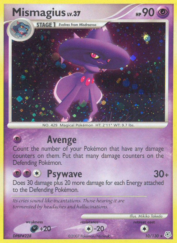 Mismagius (10/130) [Diamond & Pearl: Base Set] | Devastation Store