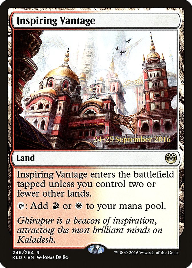 Inspiring Vantage  [Kaladesh Prerelease Promos] - Devastation Store | Devastation Store