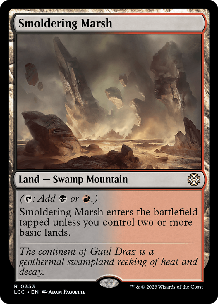 Smoldering Marsh [The Lost Caverns of Ixalan Commander] | Devastation Store