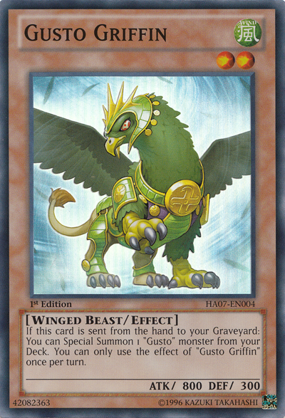 Gusto Griffin [HA07-EN004] Super Rare | Devastation Store