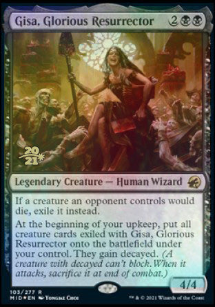 Gisa, Glorious Resurrector [Innistrad: Midnight Hunt Prerelease Promos] | Devastation Store