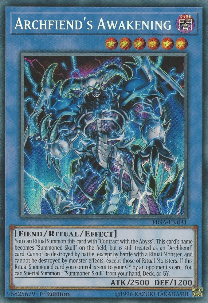 Archfiend's Awakening [FIGA-EN031] Secret Rare | Devastation Store