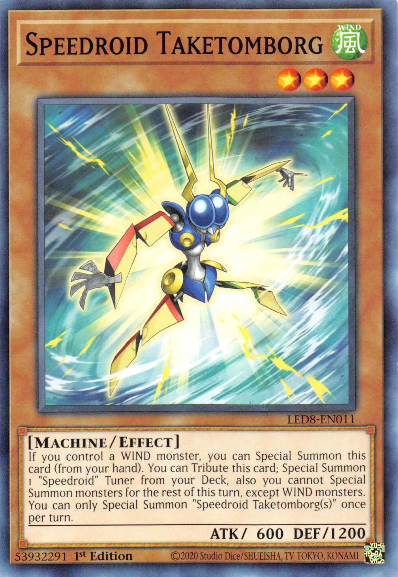 Speedroid Taketomborg [LED8-EN011] Common | Devastation Store