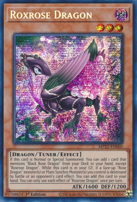 Roxrose Dragon [MP22-EN060] Prismatic Secret Rare | Devastation Store