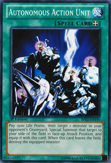 Autonomous Action Unit [BP02-EN140] Common | Devastation Store