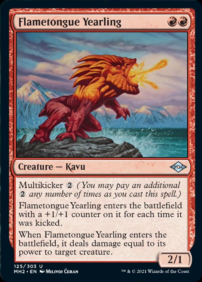 Flametongue Yearling [Modern Horizons 2] | Devastation Store