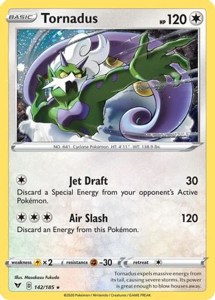 Tornadus (142/185) (Cosmos Holo) [Sword & Shield: Vivid Voltage] | Devastation Store