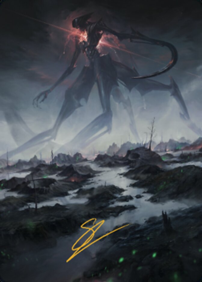 Swamp (1) Art Card (Gold-Stamped Signature) [The Brothers' War Art Series] | Devastation Store
