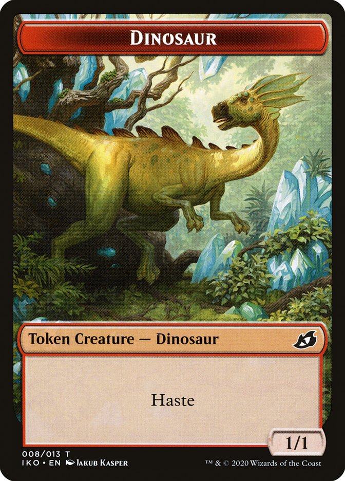 Dinosaur [Ikoria: Lair of Behemoths Tokens] | Devastation Store