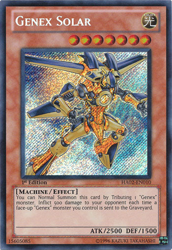 Genex Solar [HA02-EN010] Secret Rare | Devastation Store